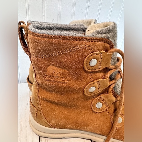Sorel Women's Explorer II Joan Felt Waterproof Boot Tawny Buff Moonstone.Size 8 - Picture 8 of 13